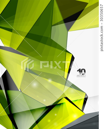 Low poly geometric 3d shape background Low poly geometric 3d shape background 30350657