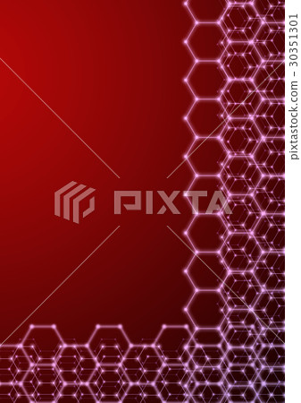 背景材料_六角形 30351301