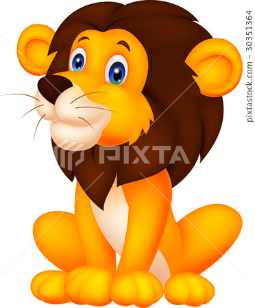 Cartoon lion 30351364