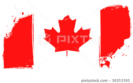Grunge Canada flag Grunge Canada flag 30353393