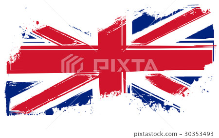 Grunge Britain flag 30353493