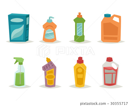Cleanser bottle chemical housework product care Cleanser bottle chemical housework product care 30355717