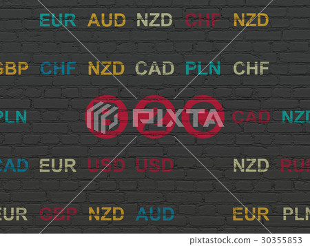 Finance concept: B2c on wall background 30355853