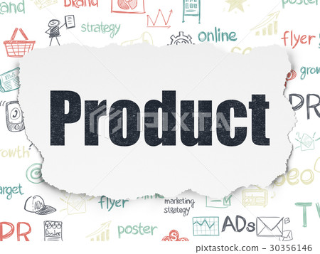 Marketing concept: Product on Torn Paper Marketing concept: Product on Torn Paper 30356146