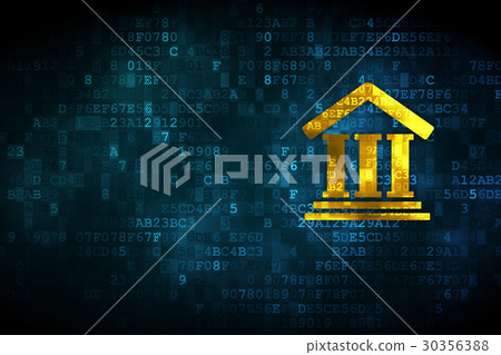 Law concept: Courthouse on digital background Law concept: Courthouse on digital background 30356388