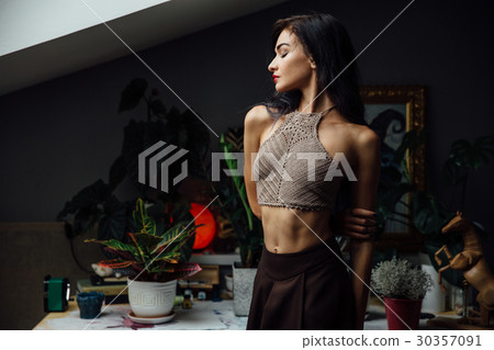 portrait of girl close-up lifestyle ,wearing portrait of girl close-up lifestyle ,wearing 30357091