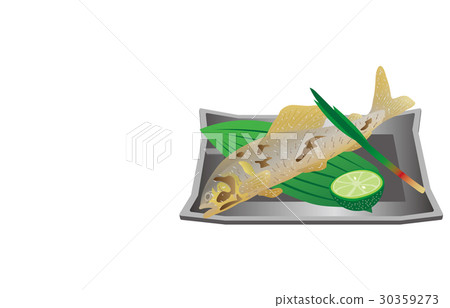 Salt-grilled dish of sweetfish of the day Salt-grilled dish of sweetfish of the day 30359273