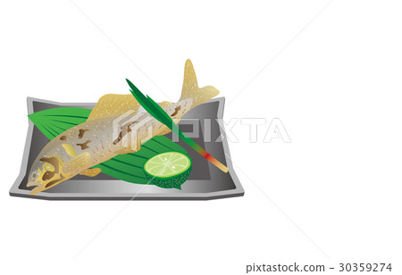 Salt-grilled dish of sweetfish of the day Salt-grilled dish of sweetfish of the day 30359274