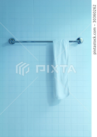 White towel on a hanger White towel on a hanger 30360262