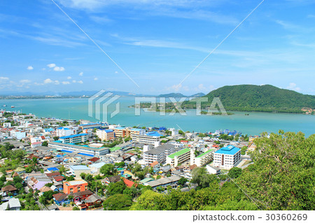The Songkhla lake in Thailand The Songkhla lake in Thailand 30360269