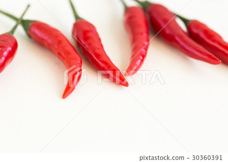 red hot chili peppers, popular spices concept - 30360391