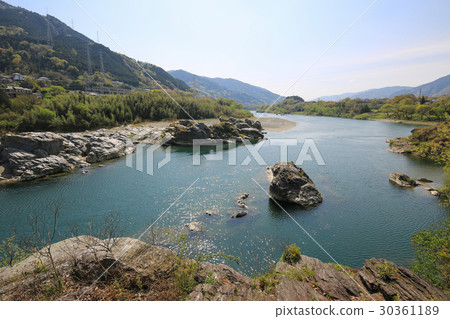 Tokijima Prefecture Higashi Miyoshi Town Minohoda的噴泉 30361189