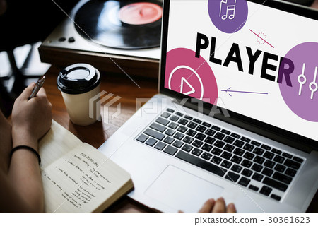 Music Streaming Media Entertainment Equalizer Music Streaming Media Entertainment Equalizer 30361623