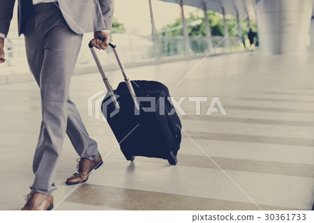 Businessmen Luggage Business Trip Travel 30361733