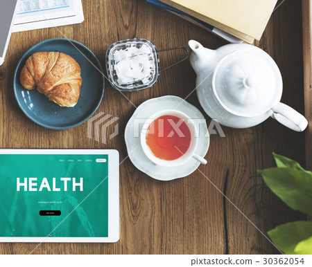 Healthy lifestyle online webpage interface 30362054