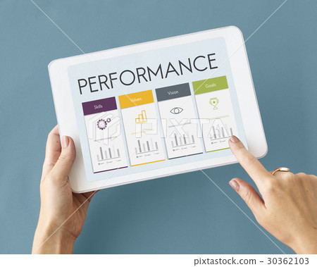 Development Success Performance Graphic Word Icon Development Success Performance Graphic Word Icon 30362103