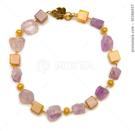 Woman jewellery isolated on white background 30366937