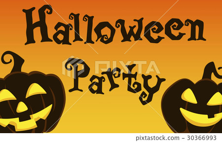 Halloween Trick Treat Spooky Creepy Pumpkin Concept 30366993