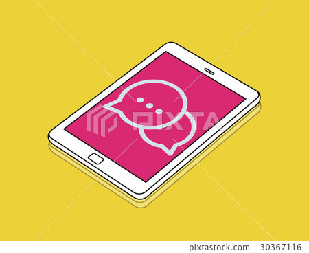 Chat Icon Word Young People 30367116