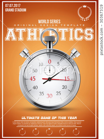 Sporting poster of athletics Sporting poster of athletics 30367319