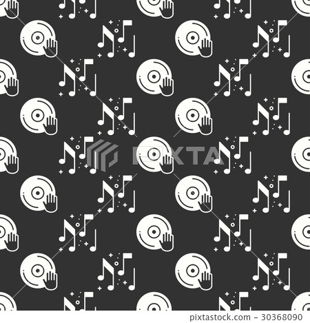 Vinyl record disco dance nightlife seamless Vinyl record disco dance nightlife seamless 30368090