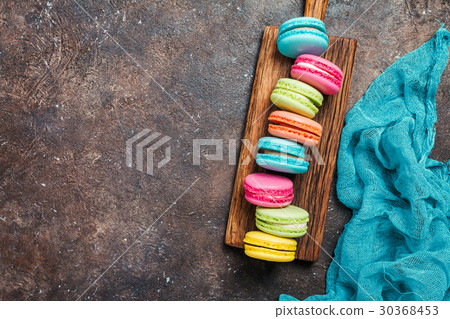 Colorful sweet macaroons Colorful sweet macaroons 30368453