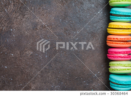 Colorful sweet macaroons Colorful sweet macaroons 30368464