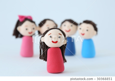 紙粘土娃娃系列男女組 紙粘土娃娃系列男女組 30368851