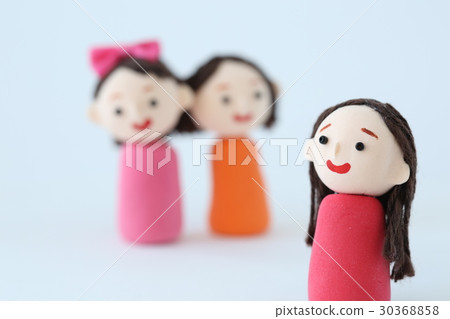 紙粘土娃娃系列男女組 30368858