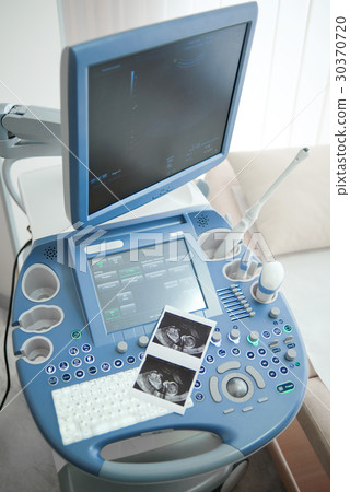 Ultrasound scanning machine at the clinic 30370720