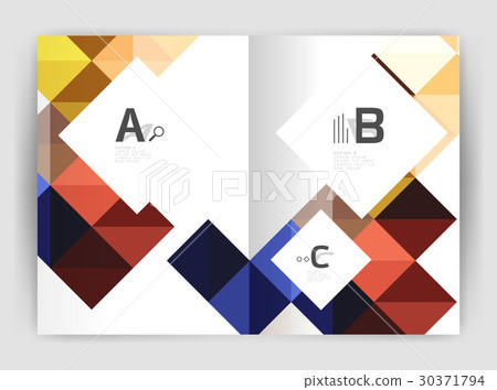 Modern minimalistic geometrical square business Modern minimalistic geometrical square business 30371794