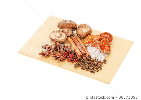 Chinese spices, herb and ingredients 30373058