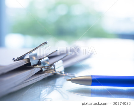 Business image · document · double clip 30374083