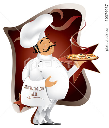 Chef with pizza Chef with pizza 30374087
