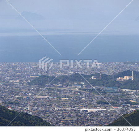 從都營到新居浜市的遠景 30374353