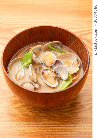 Clam miso soup Clam miso soup 30374566