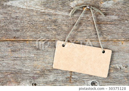 Blank paper signboard 30375128