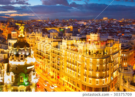 Madrid skyline, Spain 30375709