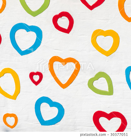 Colorful heart background Colorful heart background 30377051