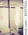 Saline IV drip for patient and Infusion pump 30377201