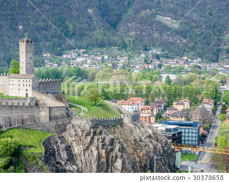 Castelgrande from other castle 30378658