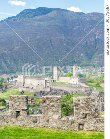 Castelgrande from other castle 30378667