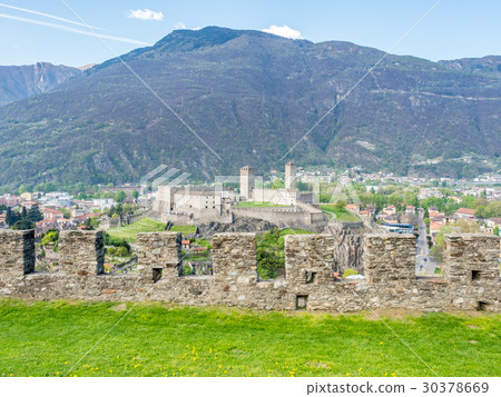 Castelgrande from other castle 30378669