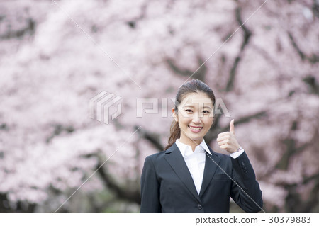Business scene Freshers' cherry blossoms spring 30379883