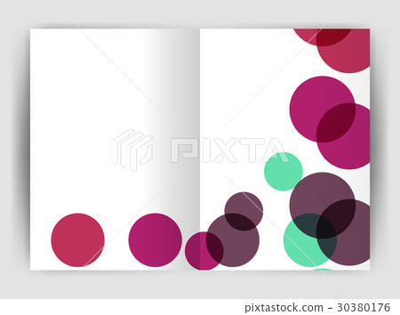 Abstract circles, annual report covers. Modern 30380176
