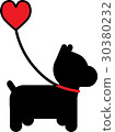 Dog and Heart 30380232