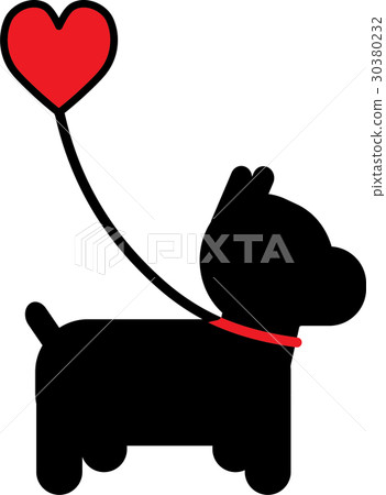 Dog and Heart 30380232