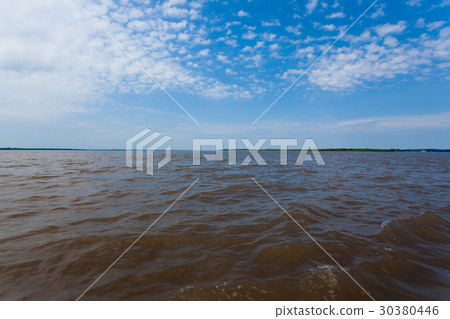 Meeting of Waters.Brazilian rivers confluence 30380446