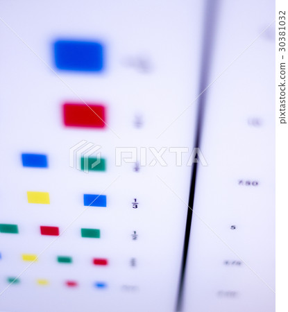 Optician eye test chart Optician eye test chart 30381032