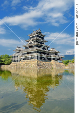 Nagano Matsumoto castle tower and inverted Tenshi Nagano Matsumoto castle tower and inverted Tenshi 30383304